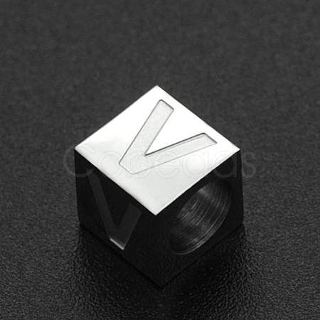 Non-Tarnish 201 Stainless Steel European Beads STAS-N090-LA062-V-1