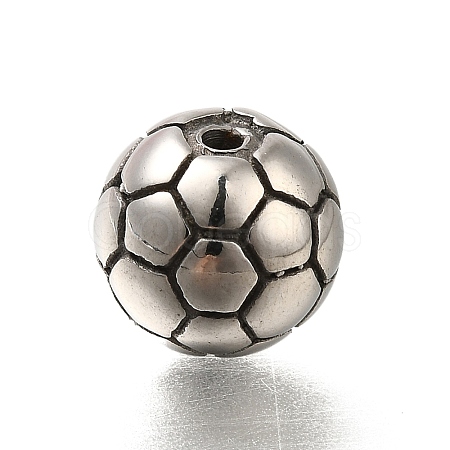 304 Stainless Steel Beads STAS-M100-15AS-1