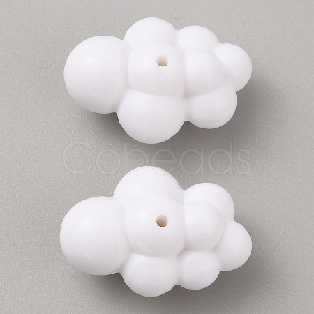 Opaque Acrylic Beads SACR-TAC0005-04A-1