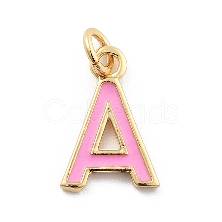 Rack Plating Brass Pendants KK-C065-02A-G-1