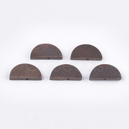 Painted Natural Wood Beads WOOD-T021-05A-03-1