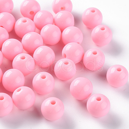 Opaque Acrylic Beads X-MACR-S370-C12mm-A01-1