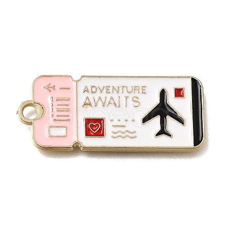 Alloy with Enamel Pendants LS-AL-CBA91FD-01F-1