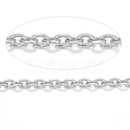 Tarnish Resistant 304 Stainless Steel Cable Chains CHS-H007-03P-1