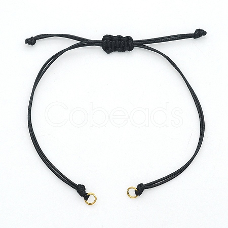 Waxed Polyester Cord Bracelets Making AJEW-JB01297-02-1