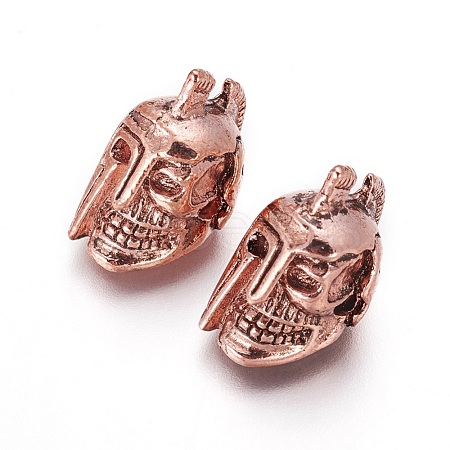 Tibetan Style Alloy Beads PALLOY-F224-15ARG-1
