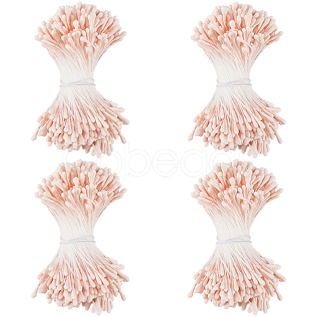 Gypsum with Cotton Cord Artificial Flower Core DIY-WH20007-36A-03-1