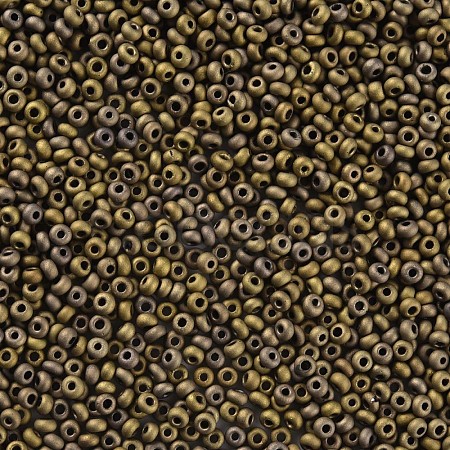 12/0 Grade A Round Glass Seed Beads SEED-Q008-M601-1