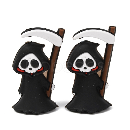 Halloween Silicone Focal Beads SL-CBADC51-11-1