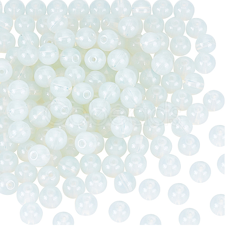 3 Strands Round Opalite Beads Strands GLAA-DC0001-10-1