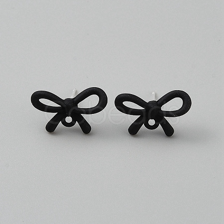 Alloy Stud Earrings Findings LS-EJEW-WH20009-03B-1