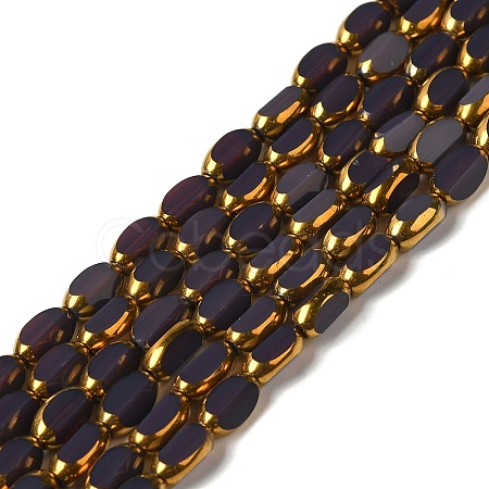 Electroplate Glass Beads Strands EGLA-P061-02A-05-1