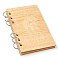 Wooden Wedding Guestbooks Notepad, for Wedding Decoration, with Word Happy Wedding, BurlyWood, 176x106x11.5mm