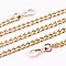 Bag Strap Chains, with Aluminum Curb Link Chains and Alloy Swivel Clasps, Golden, 158~160cm, 0.95cm, Link: 13.5x9.5x2.5mm, Clasps: 38x13x4mm