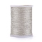 Polyester Metallic Thread, Antique White, 1mm, about 7.65 yards(7m)/roll