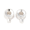 Brass Crimp Beads KK-Z030-17B-S-1