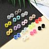 32Pcs 16 Colors Silicone Glitter Thin Ear Gauges Flesh Tunnels Plugs FIND-YW0001-19B-8