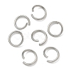 Tarnish Resistant 304 Stainless Steel Open Jump Rings STAS-E066-08-10mm-1