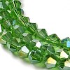 Transparent Electroplate Glass Beads Strands LS-EGLA-A039-T2mm-B03-3