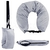 Velvet with Polyester Travel Pillowcase AJEW-WH20006-66E-1