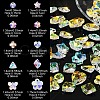 100Pcs 10 Styles Glass Charms GLAA-YW0004-66-2