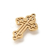 201 Stainless Steel Laser Cut Connector Charms STAS-R132-13G-2