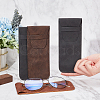 6Pcs 3 Colors PU Imitation Leather Glasses Case AJEW-NB0003-21-3