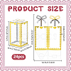 Gold Stamping Transparent PET Packaging Boxes CON-WH0816-85-2