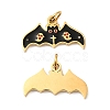 Halloween Ion Plating(IP) 304 Stainless Steel Pendants STAS-D066-03G-1