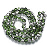 Electroplate Glass Beads Strands EGLA-A034-T4mm-2