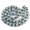 Handmade Lampwork Beads Strands LAMP-T007-04F-2