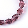 Transparent Glass Bead Strands X-GLAA-R024-6x8mm-07-2