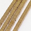 Electroplate Non-magnetic Synthetic Hematite Heishi Beads Strands X-G-J171A-4x4mm-06-1