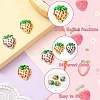 4Pcs 2 Colors Brass Enamel Pendants KK-CJ0003-25-3