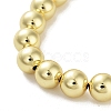 Brass Beaded Necklaces NJEW-L170-08A-G-2