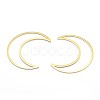 Brass Linking Rings KK-P155-64G-NR-2