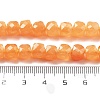Natural Quartz  Imitation Orange Aventurine Beads Strands G-C179-B17-01-5