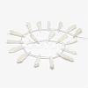 Electroplated Natural Quartz Crystal Beads Strands G-G890-A-01-2