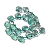 Natural Green Fluorite Beads Strands G-NH0032-A01-01-3