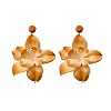 925 Sterling Silver & Raffia & Cloth Stud Earrings for Women WG19EFF-01-5