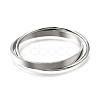 304 Stainless Steel Bangles BJEW-V004-01P-4