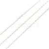 Rack Plating Brass Cable Chains CHC-M001-02S-1