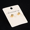 Paper Rectangle Earring Displays Cards CDIS-R010-2