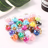 45Pcs 15 Colors Glass Ball Pendants GLAA-YW0001-17-6