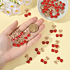 30Pcs Alloy Enamel Pendants ENAM-SC0006-95-4