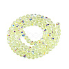 Transparent Glass Beads Strands EGLA-N016-4mm-07-2