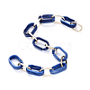 Handmade Acrylic & Aluminium Cable Chains AJEW-JB00560-01-3
