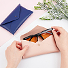 2Pcs 2 Colors PU Imitation Leather Envelope Glasses Bag FIND-GA0002-73-6