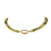 Natural Mixed Stone Round Beaded Necklaces for Women NJEW-JN06452-3