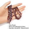 2 Strands Electroplate Glass Beads Strands EGLA-YW0001-85B-1
